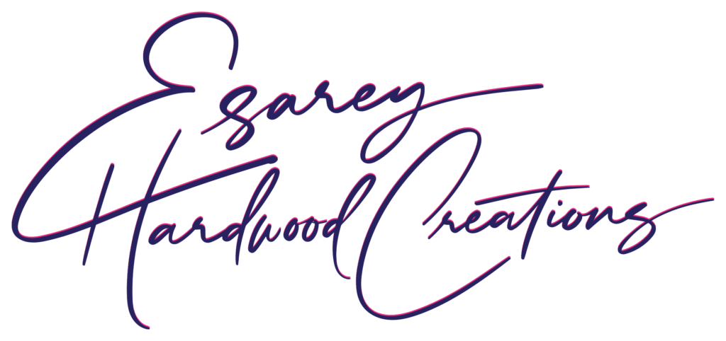 Esarey Hardwood Creations Logo on transparent background